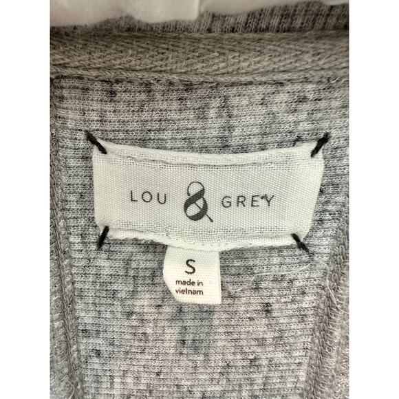 LOU & GREY | Light Gray Signature Soft Slouchy Open Front Cardigan | Small - Picture 4 of 5
